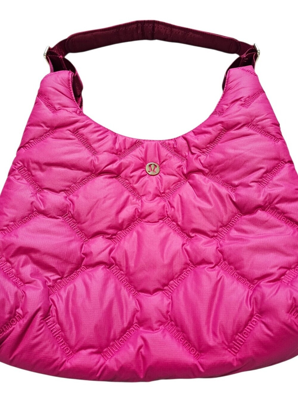 lululemon athletica Quilted Pleaseures Shoulder Bag Mini Pink/purple, New - Picture 1 of 7